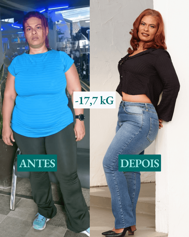 Antes e depois de cliente Magrass