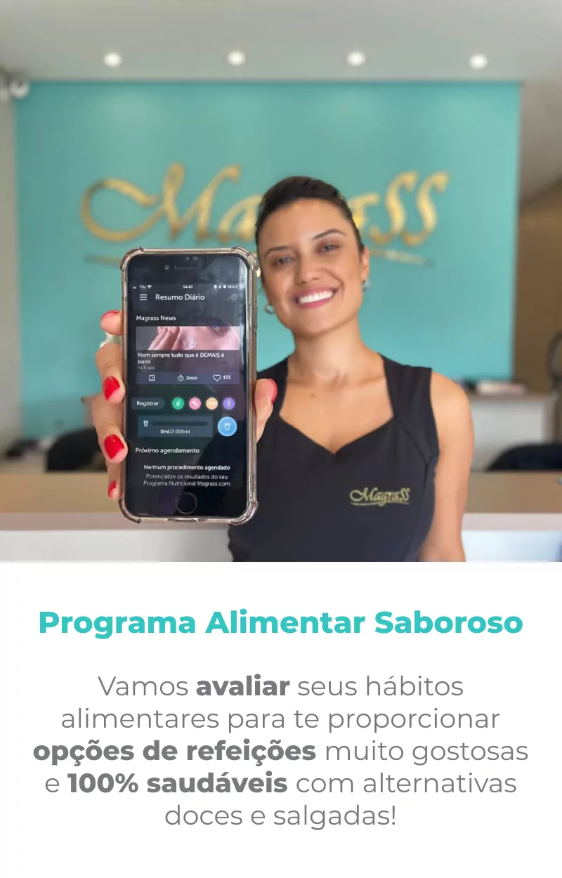 Passo 2: Programa alimentar saboroso