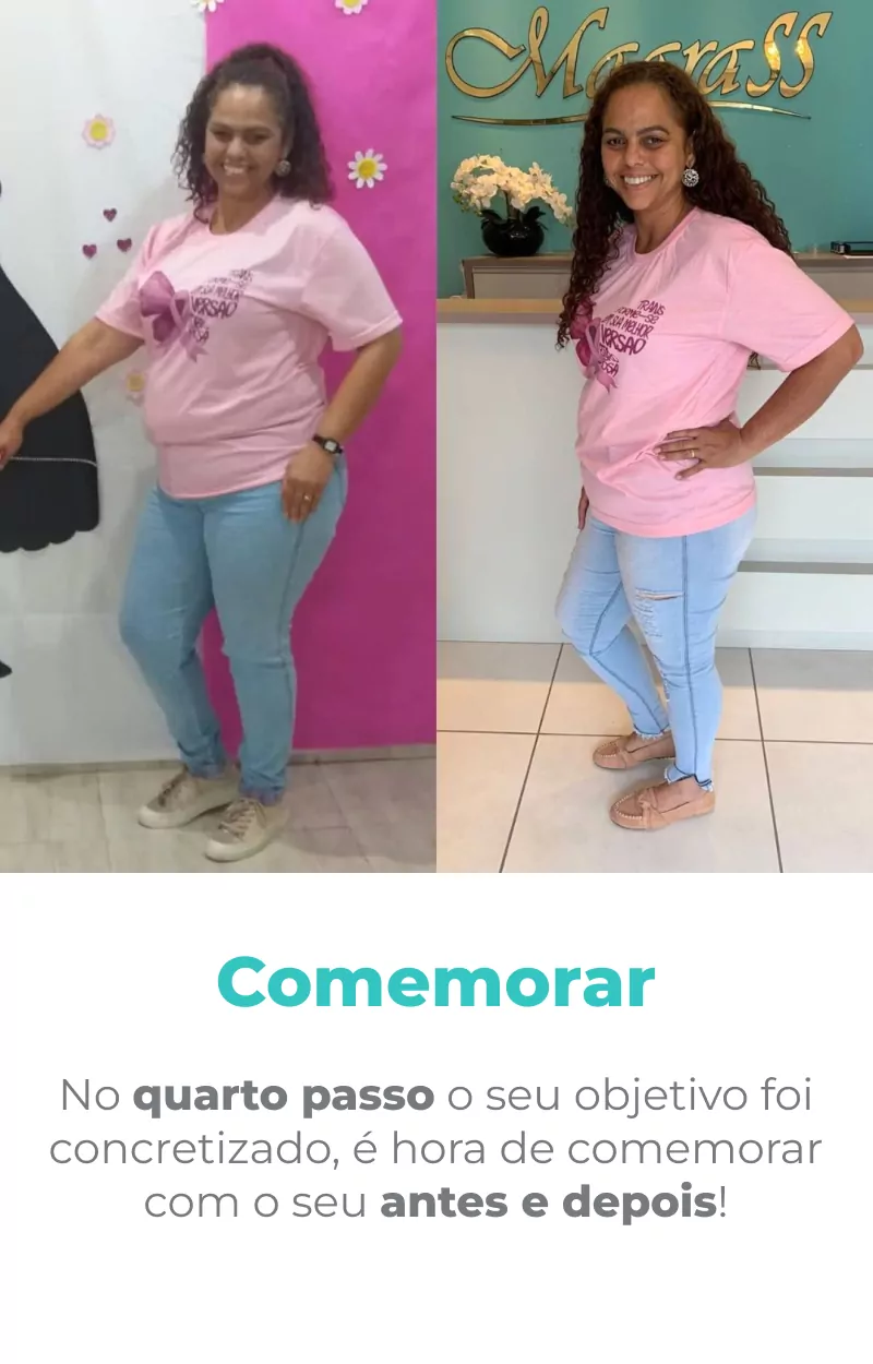 Passo 4: Comemorar os resultados
